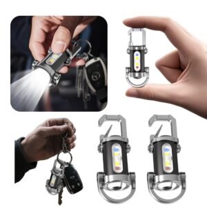 Flashlight with Carabiner Clip